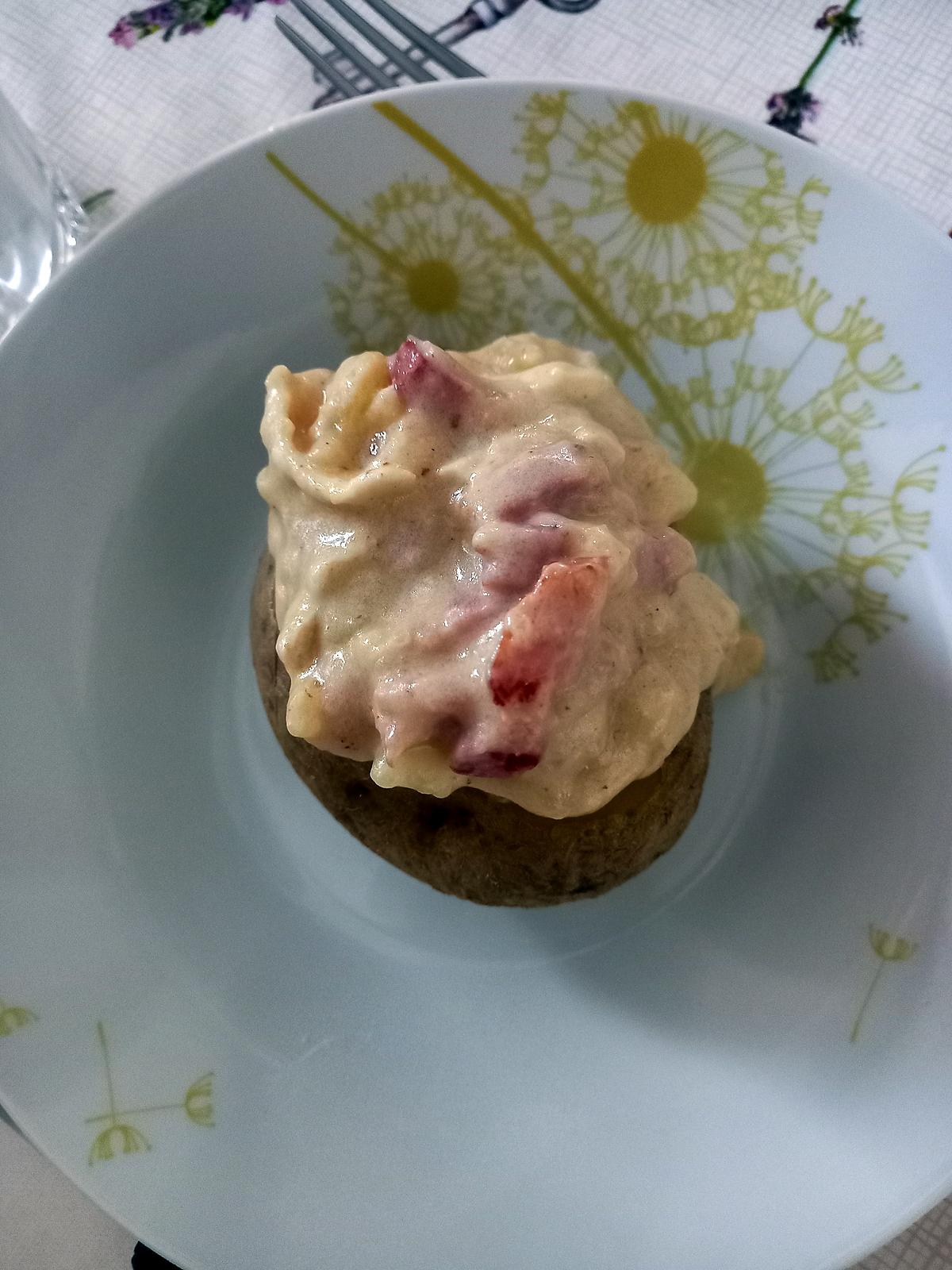 recette Pommes de terre farcies au lardon et fromage