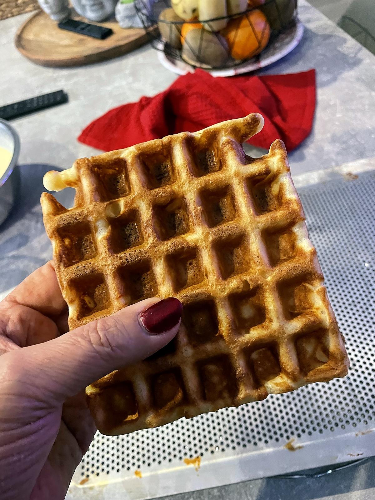 recette Gaufres comme à la fête foraine 🎡