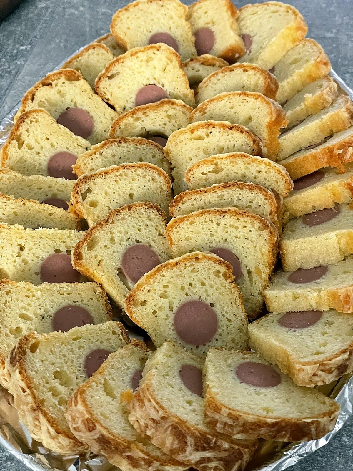 recette Cakes aux knacki & râpé