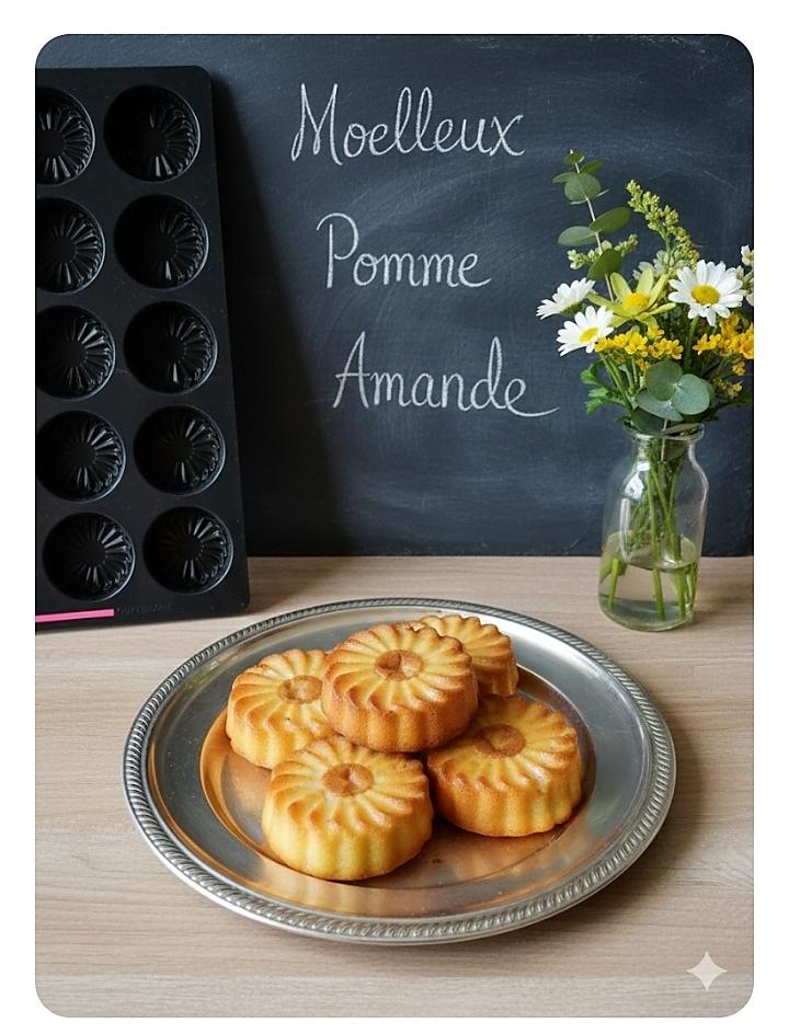 recette MOELLEUX POMME AMANDE