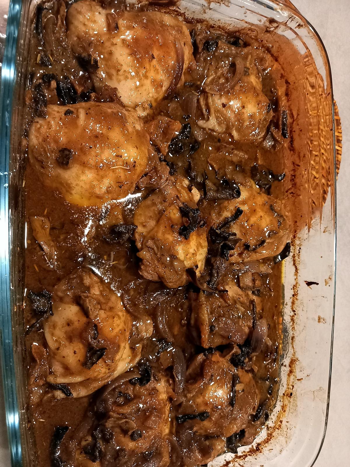 recette Poulet sauce champignons