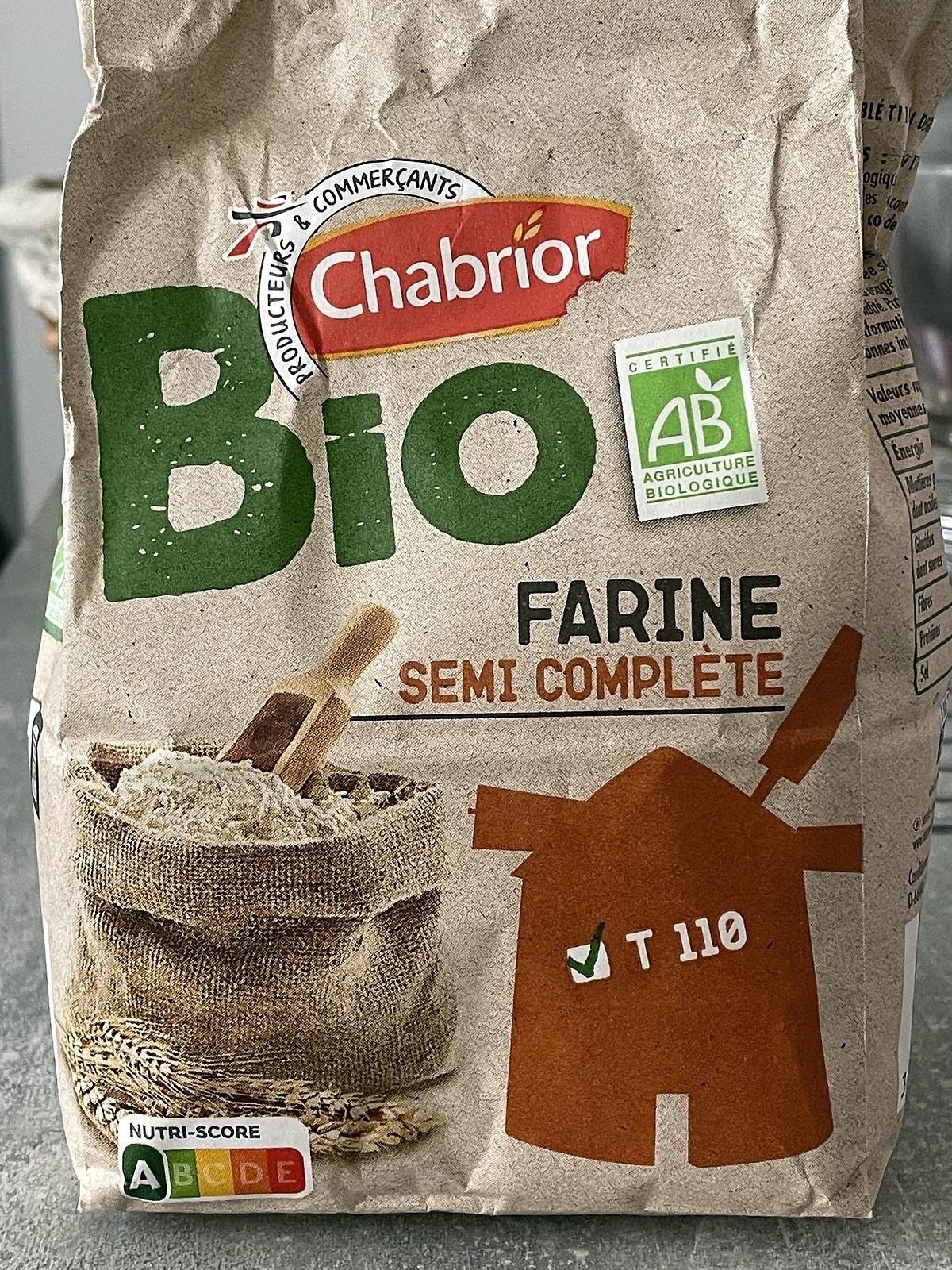 recette Pain semi complet