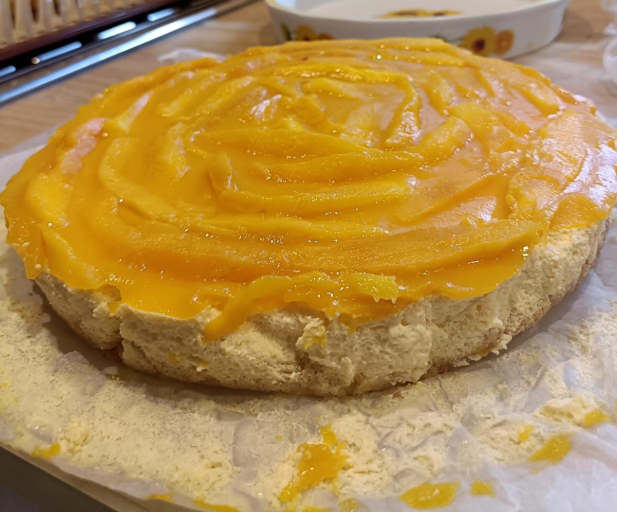 recette Tarte à la mangue sans cuisson