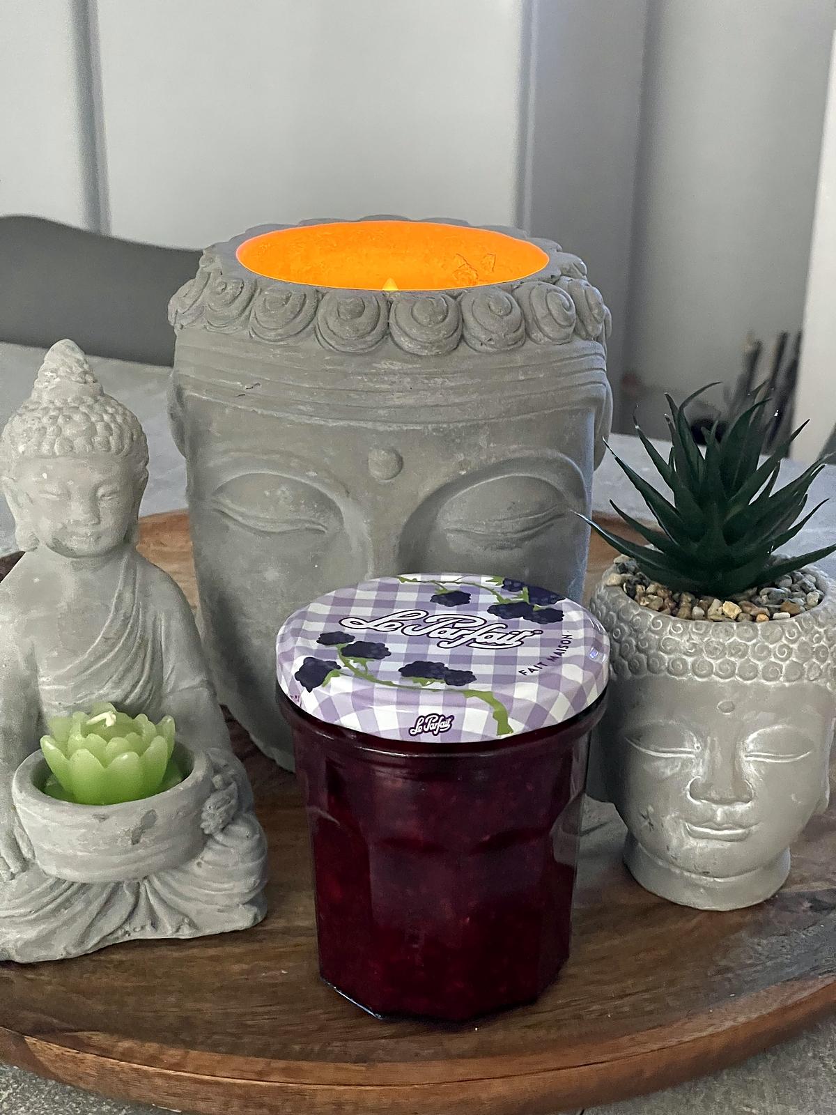 recette Confiture fruits rouges avec canderel vanille