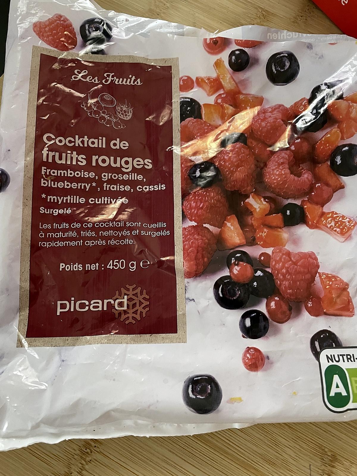 recette Confiture fruits rouges avec canderel vanille