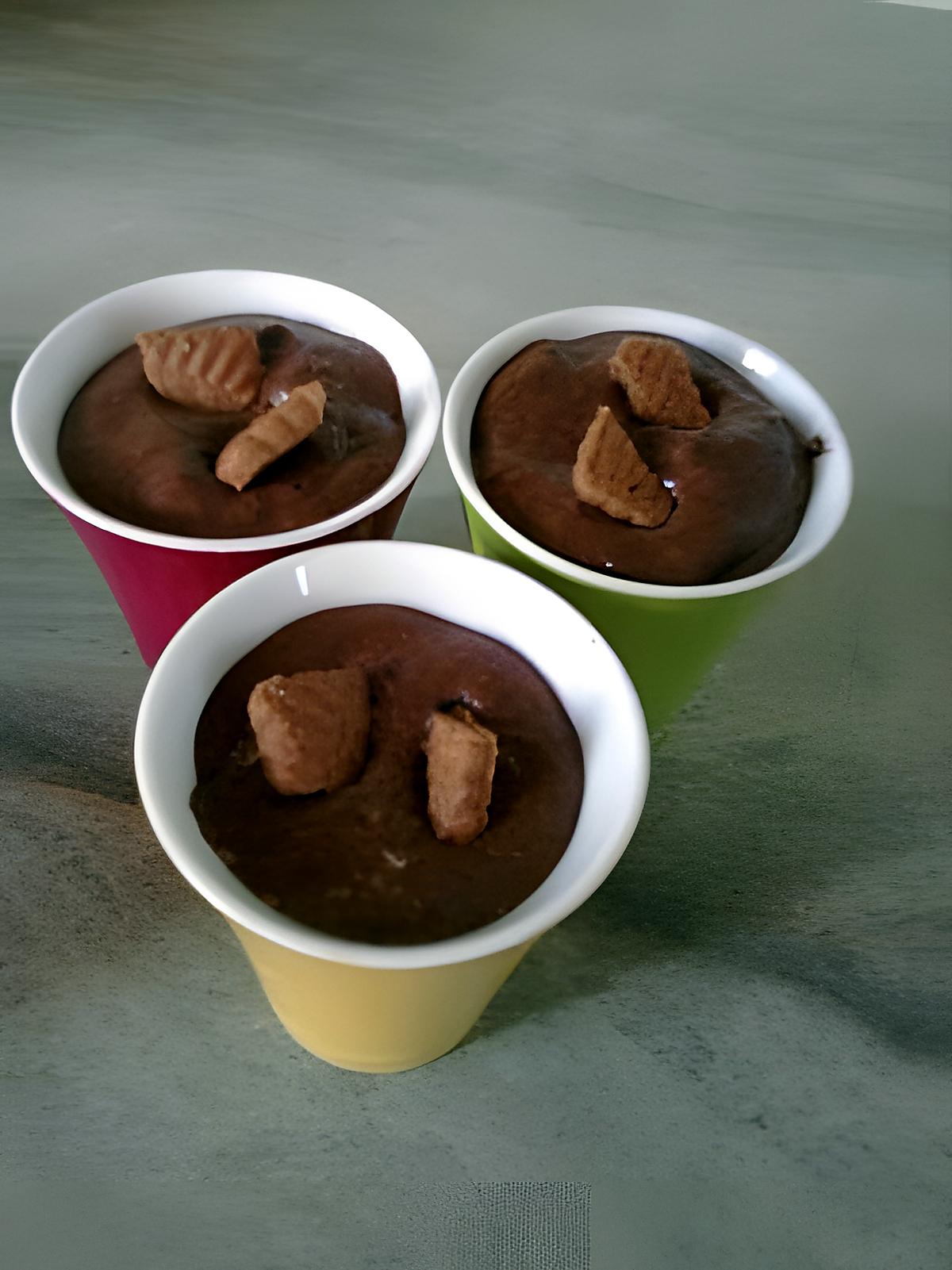 recette mousse au chocolat sur lit de spéculos