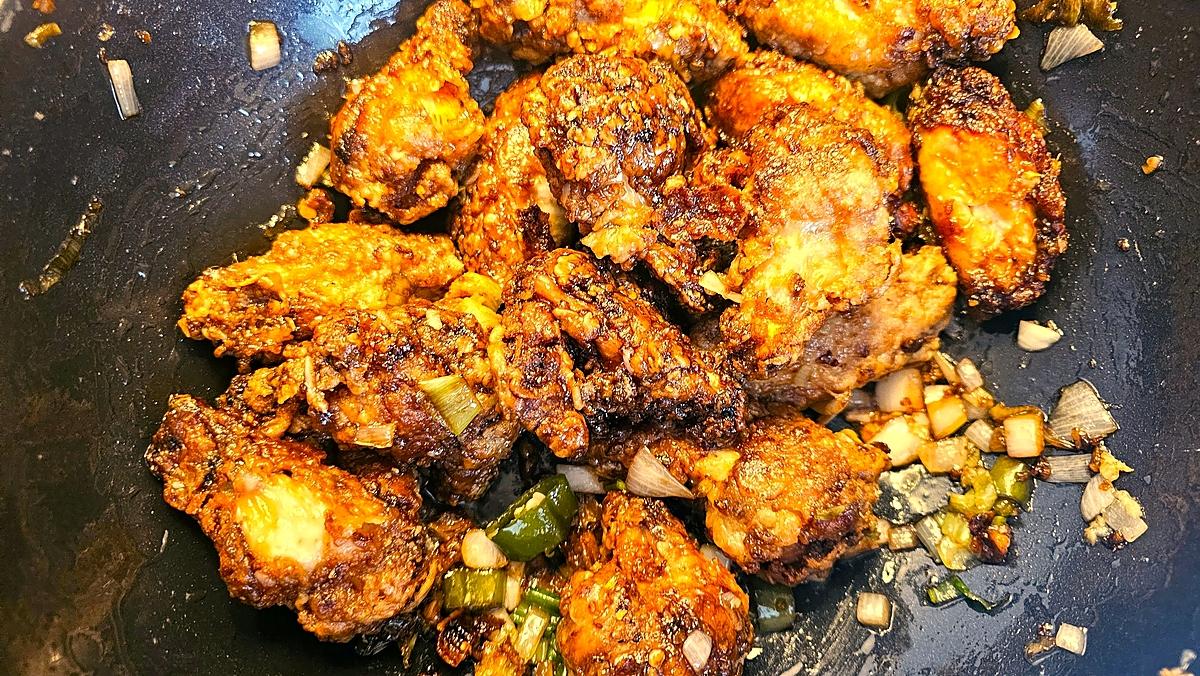 recette Ailes de poulet sel poivre croustillante  (style chinois)