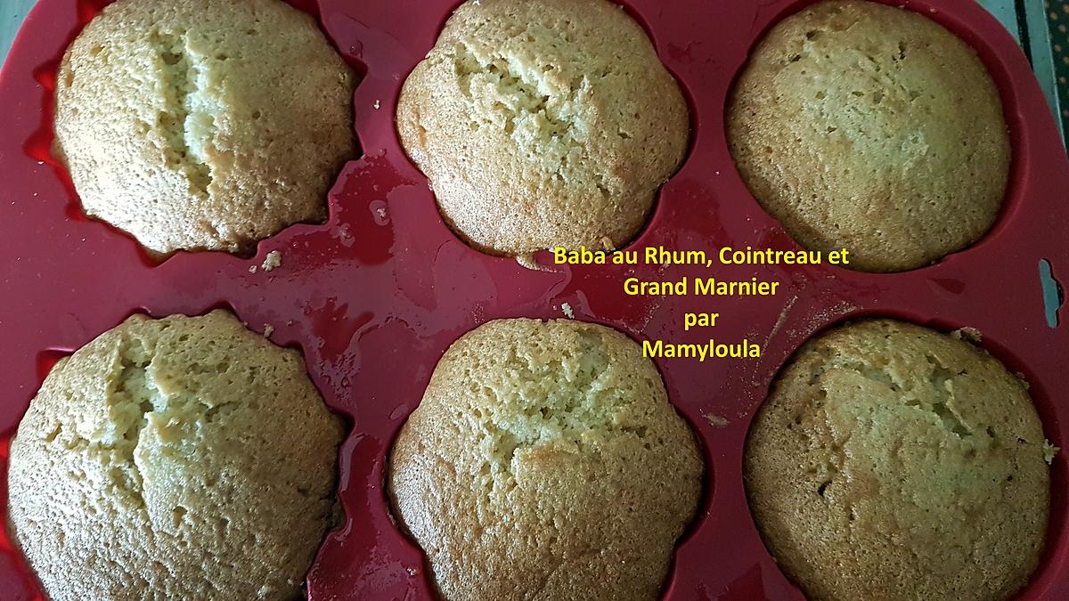 recette Baba au Rhum, Cointreau et Grand Marnier