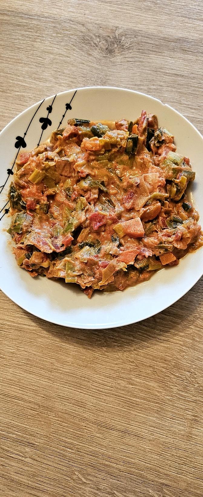 recette Curry de poireaux