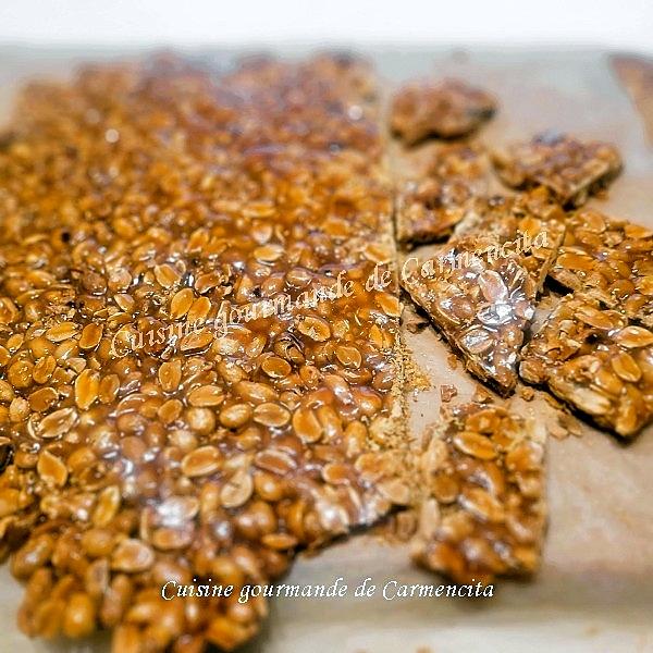 recette Nougatine aux cacahuètes natures