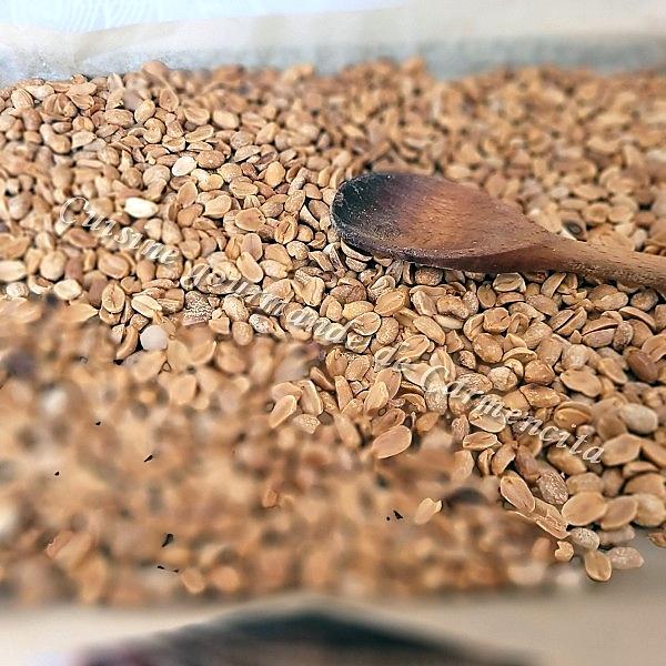 recette Nougatine aux cacahuètes natures