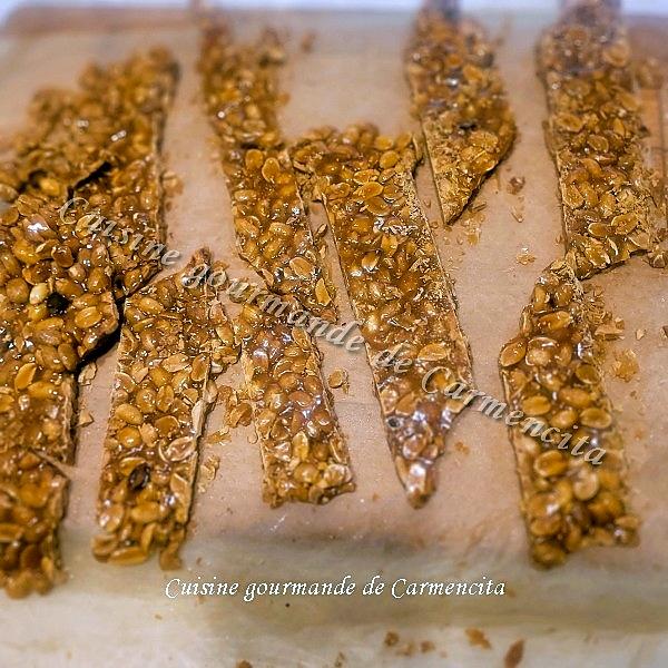 recette Nougatine aux cacahuètes natures