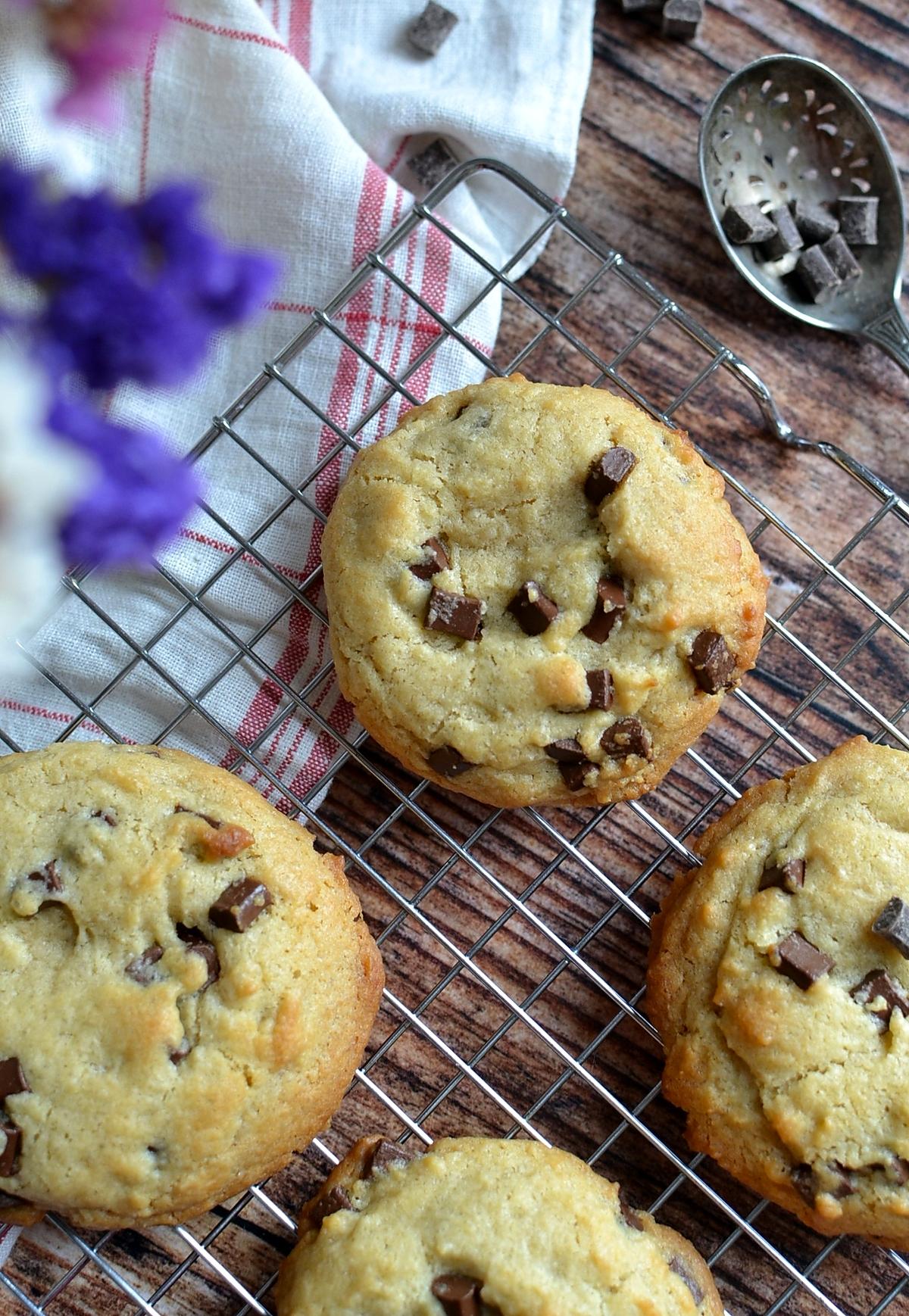 recette Cookies aux pépites de chocolat de Michel Dumas