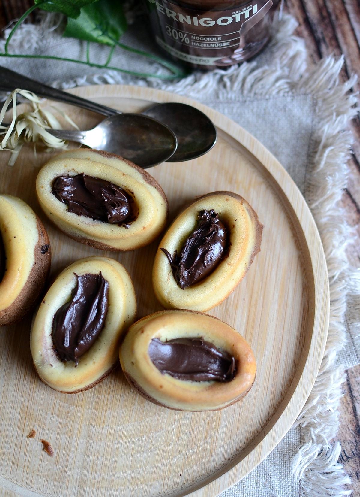 recette Petits gâteaux marbrés à la pâte à tartiner
