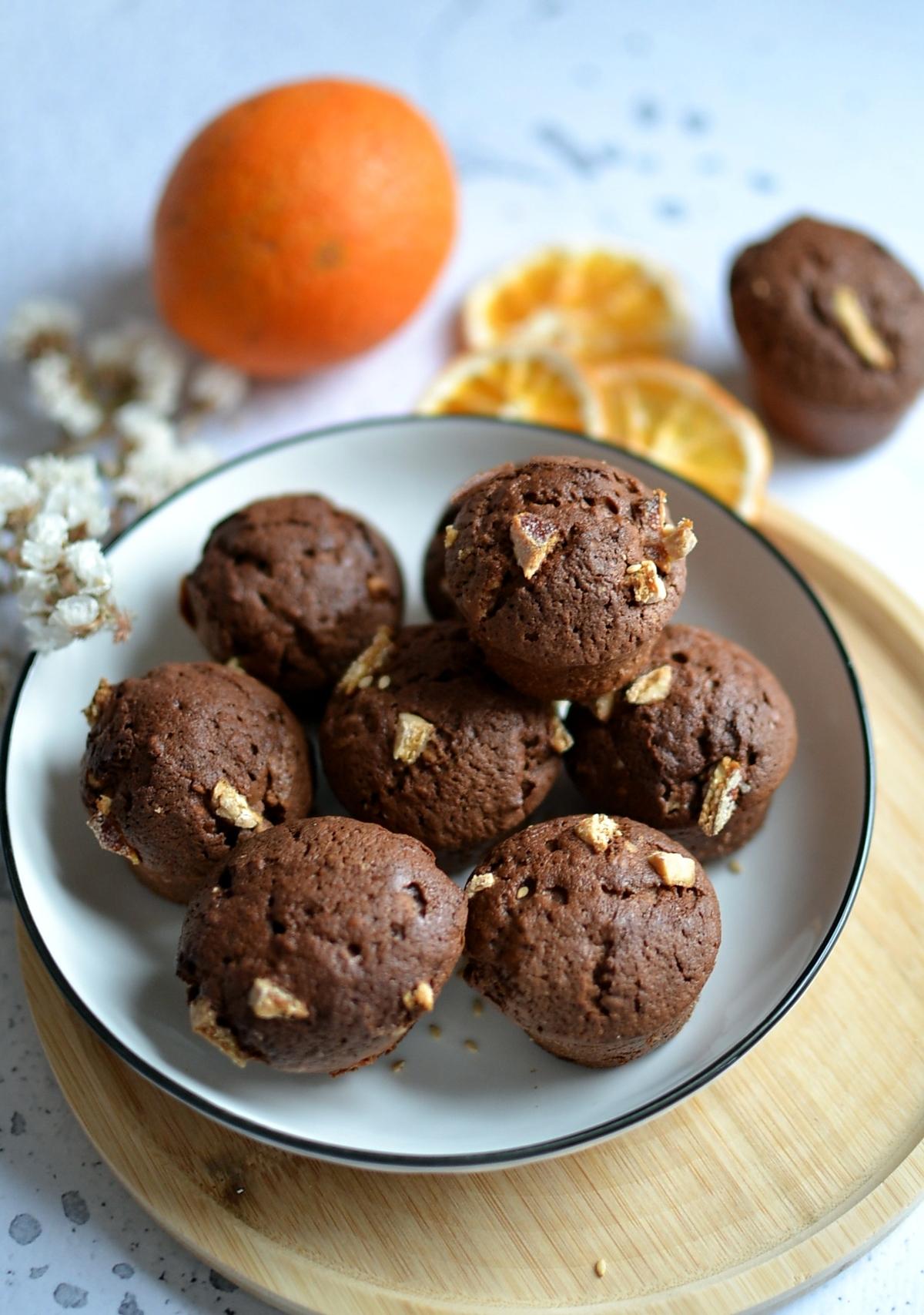 recette Mini muffins chocolat orange sésame