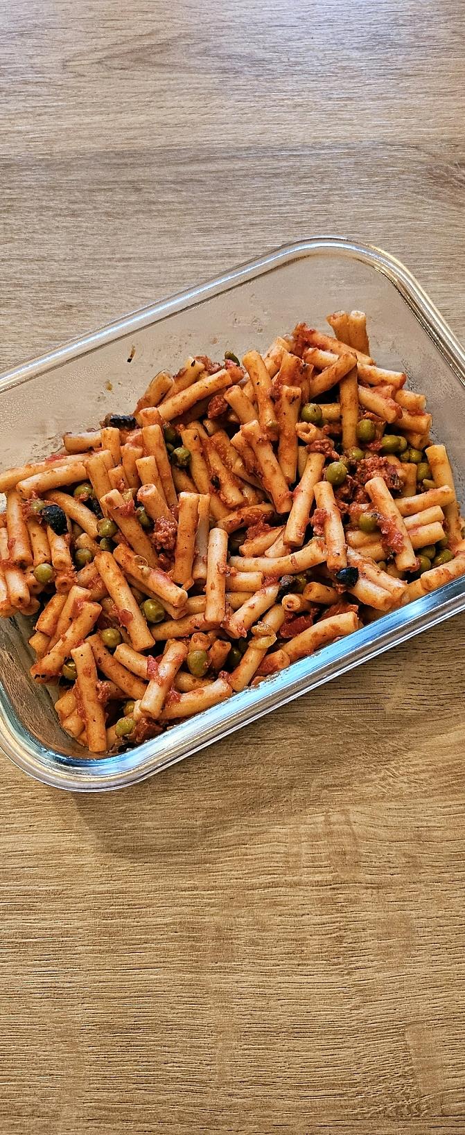 recette One pot pasta petits pois