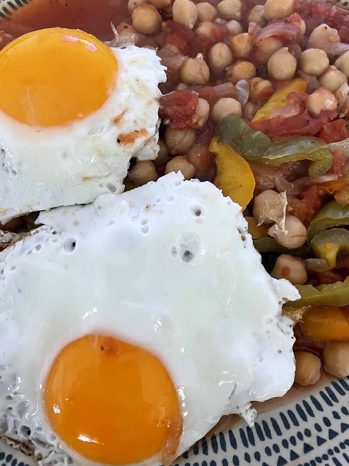 recette Chakchouka aux pois chiches