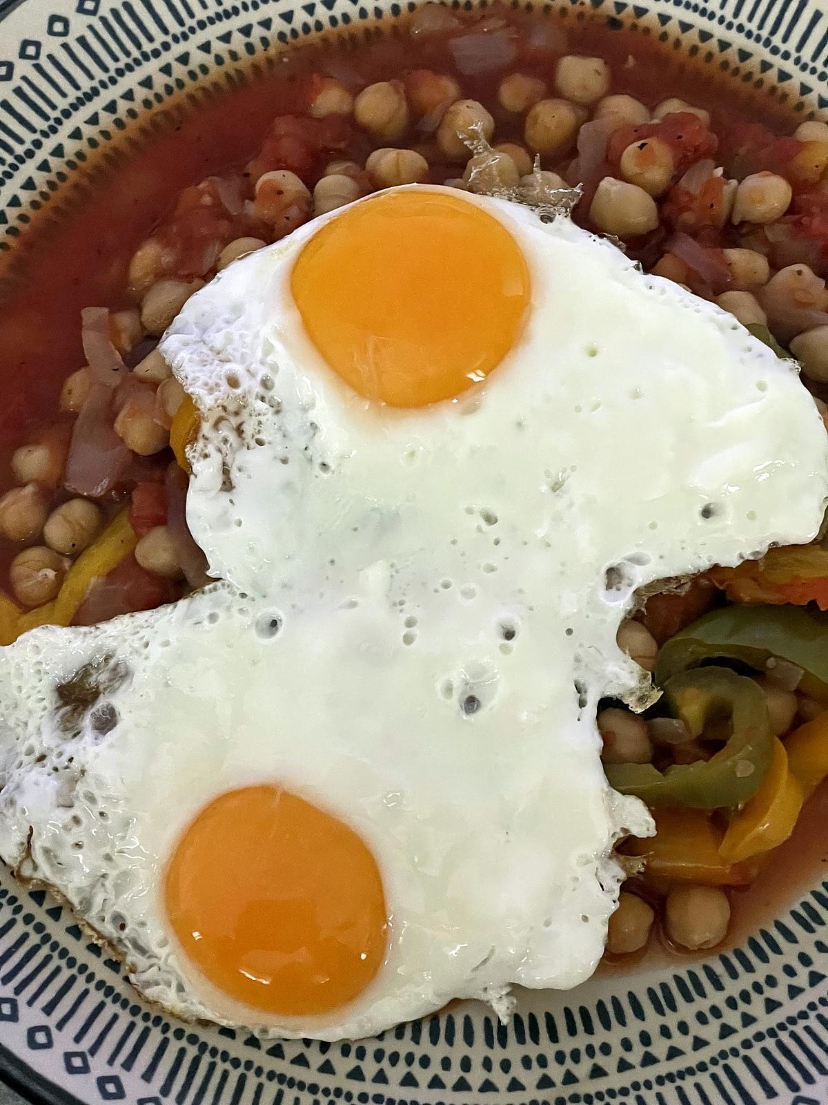 recette Chakchouka aux pois chiches