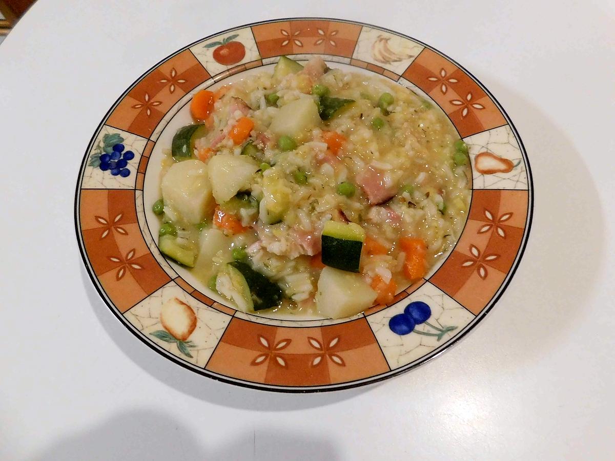 recette Lentilles aux lardons et aux plantes