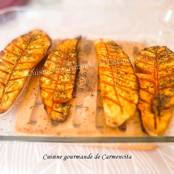 recette Patates douces rôties