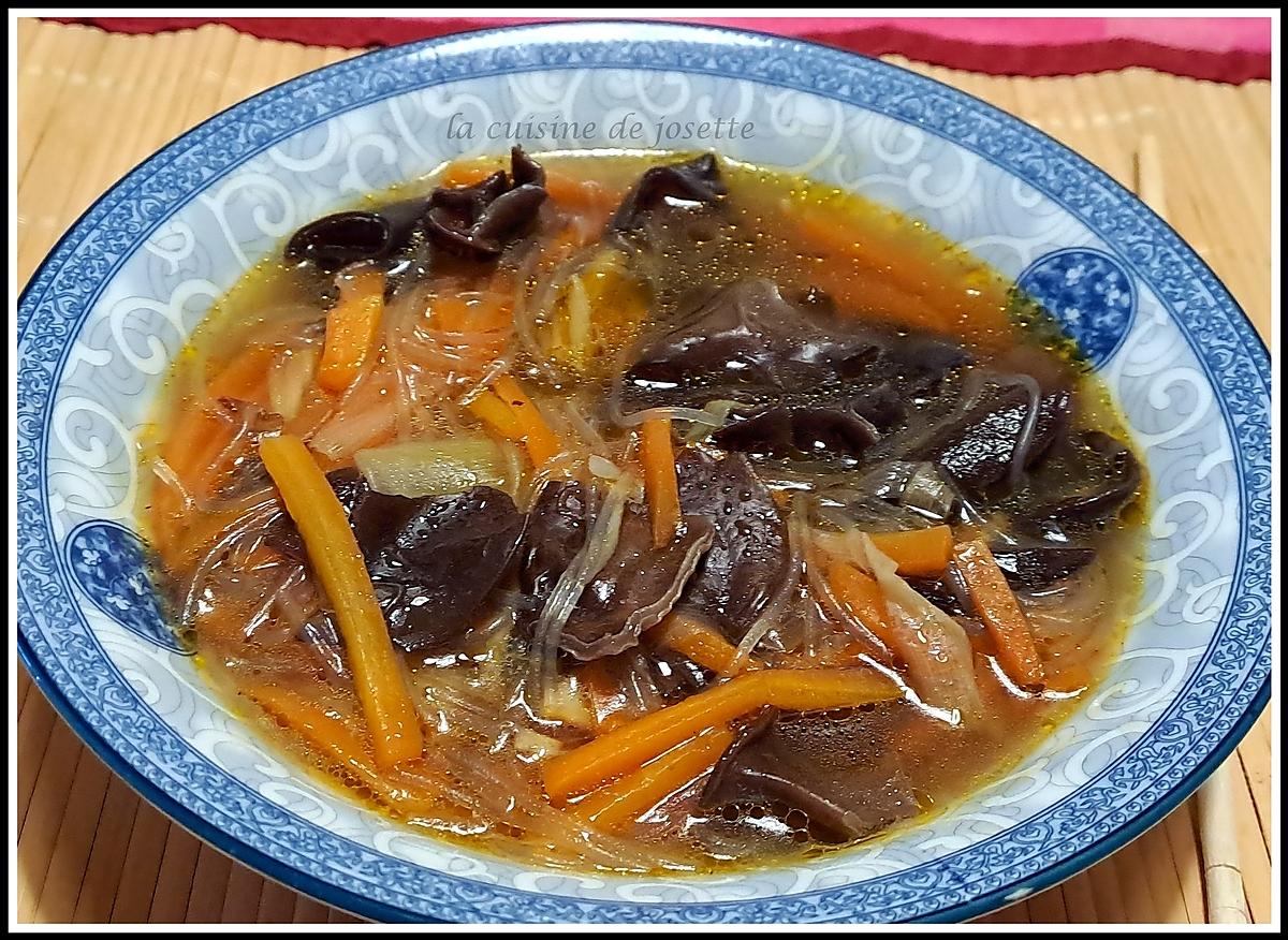 recette bouillon asiatique végétarien