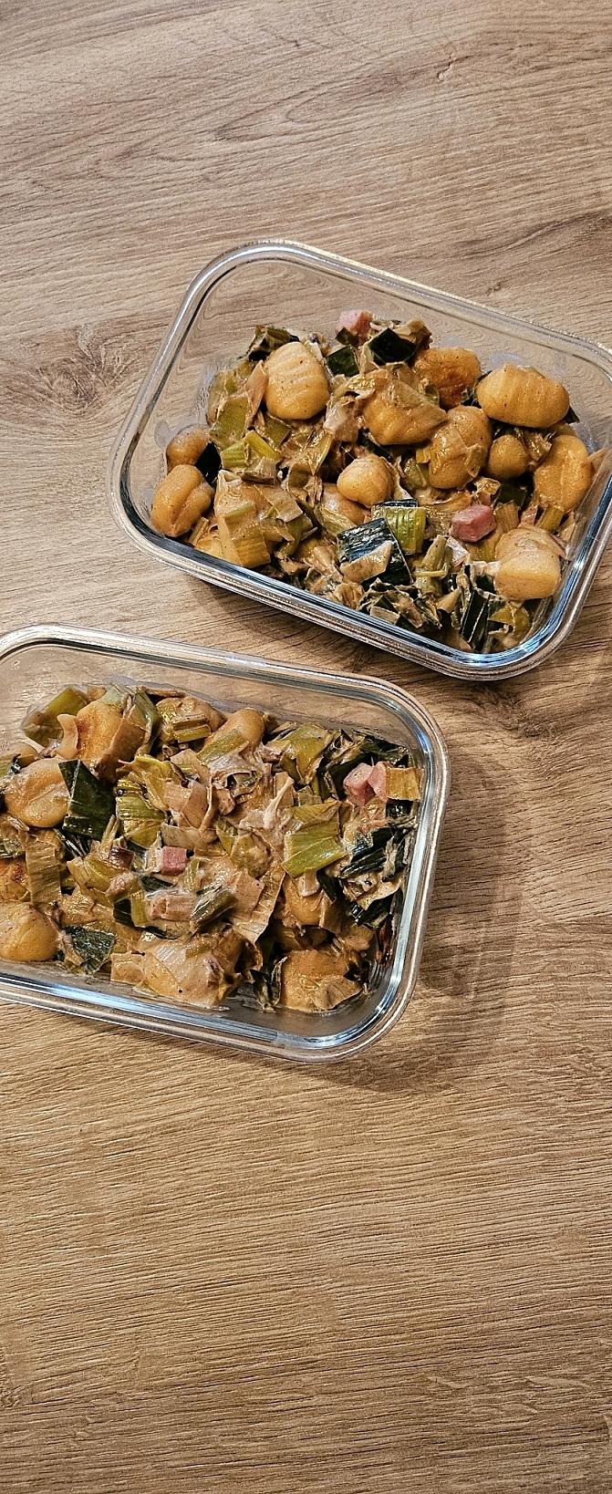 recette Gnocchis aux poireaux