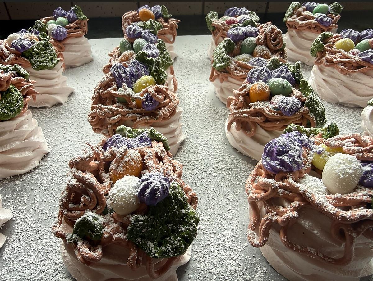 recette Nids de Pâques en zéphyr faciles et gourmands