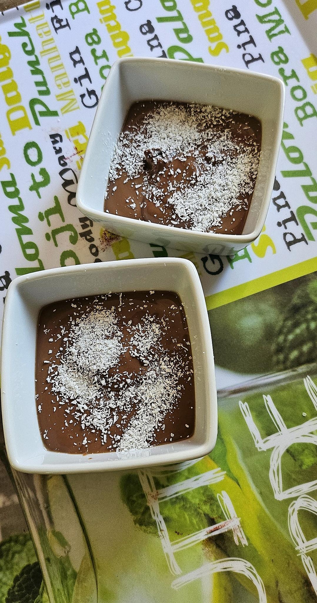 recette Crème dessert coco chocolat