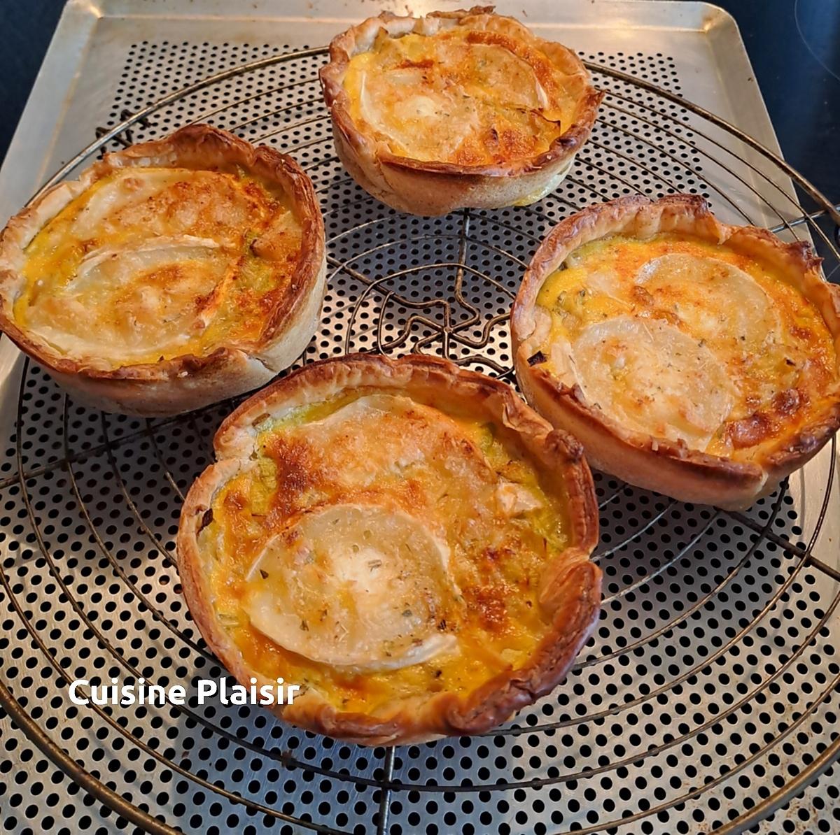 recette Tartelettes poireaux et fromage de chèvre