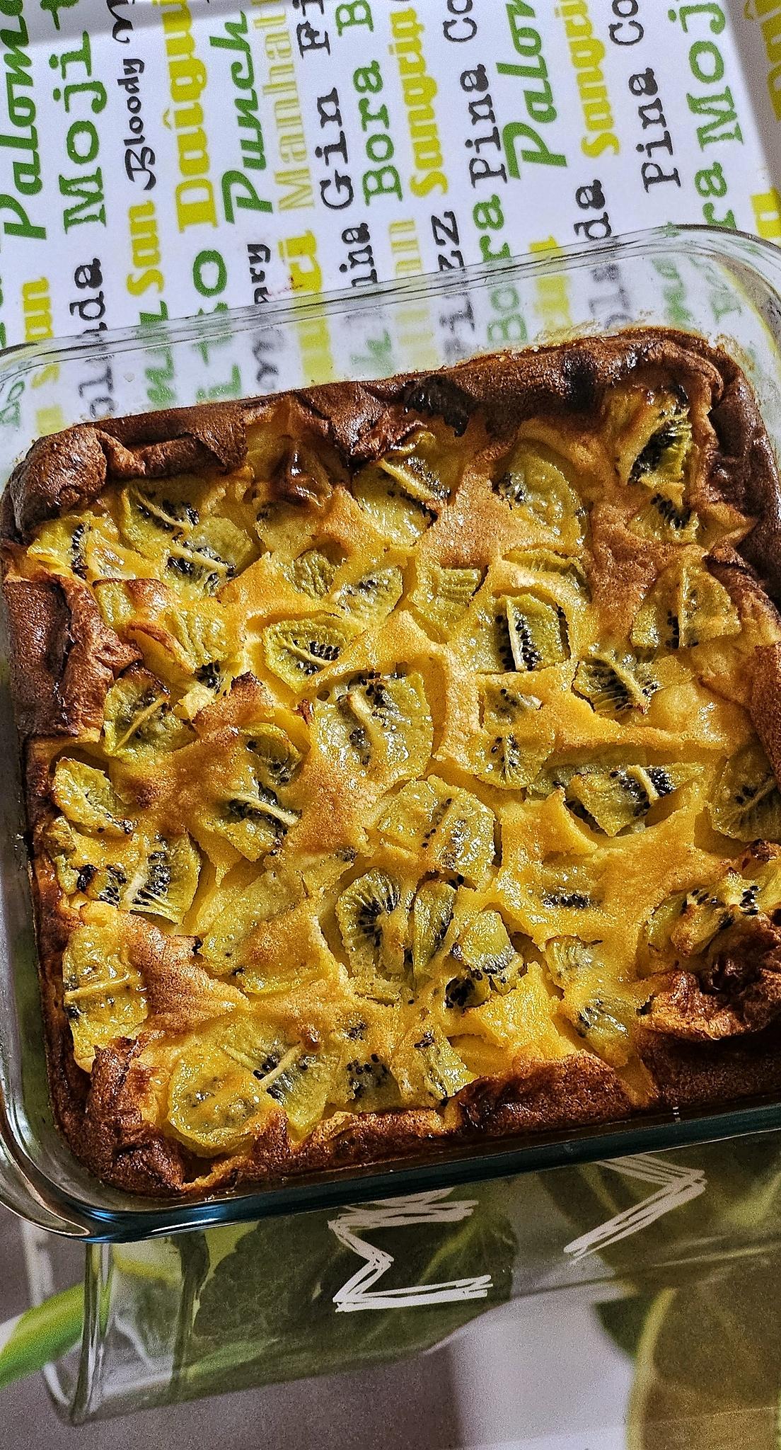 recette Clafouti aux kiwis