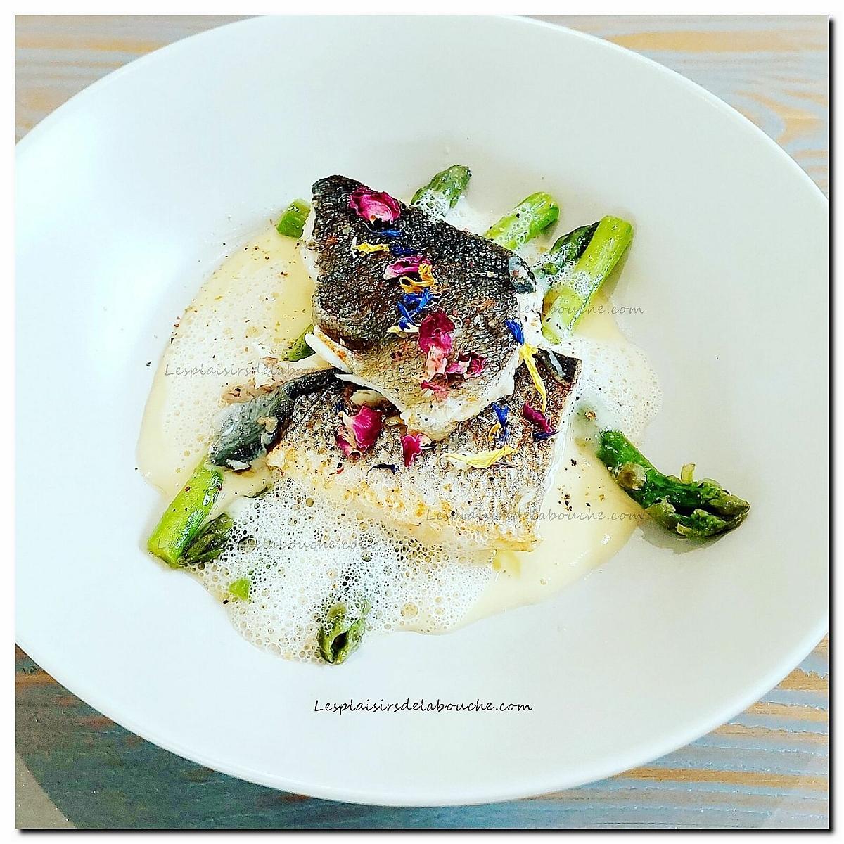 recette Poisson et asperges au beurre blanc