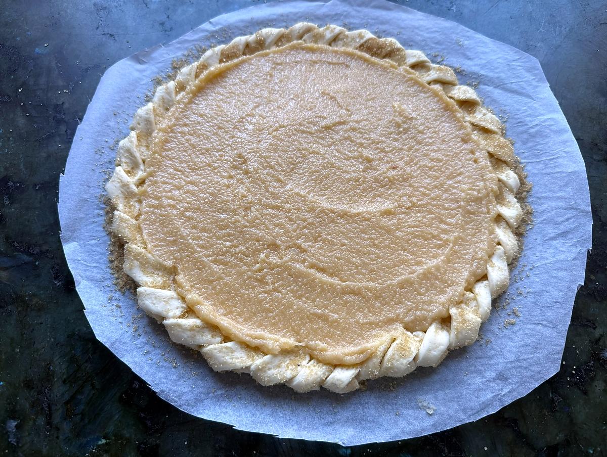 recette Tarte kiwi-fraise 🍓🥝 ultra gourmande à la chantilly chocolat blanc et pâte aux p’tits suisses