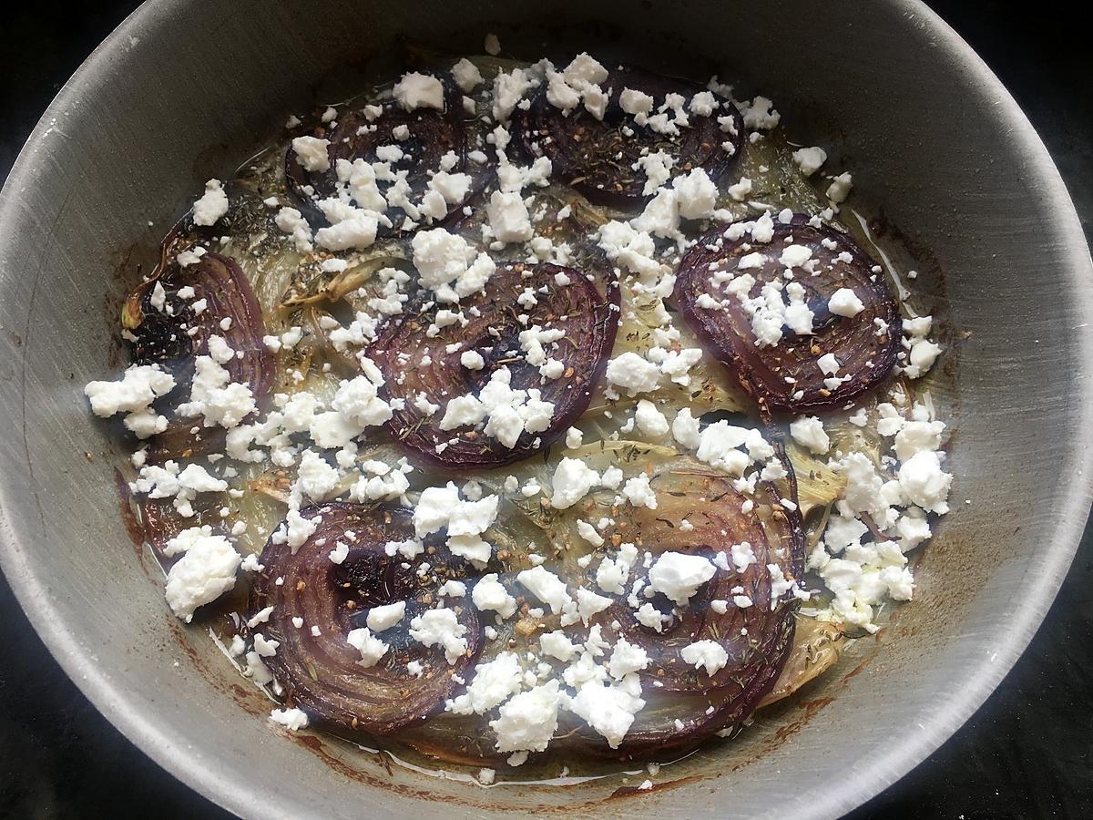 recette tarte tatin de fenouil & féta