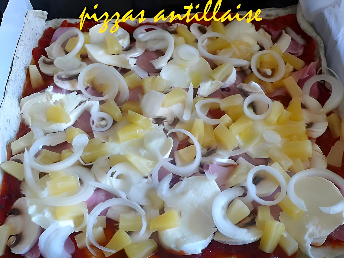 recette pizzas antillaise