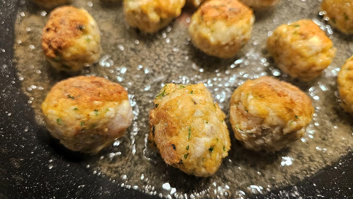recette Boulettes de poulet au curry