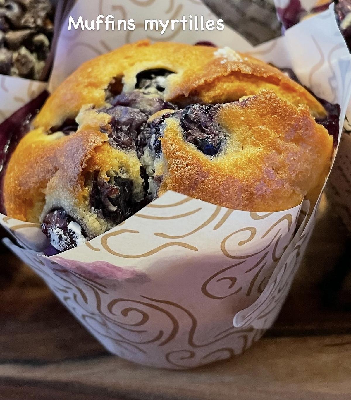 recette Muffins aux Myrtilles