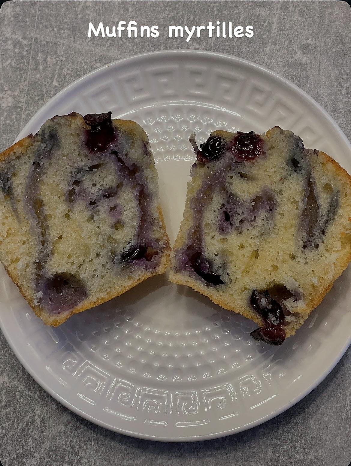 recette Muffins aux Myrtilles