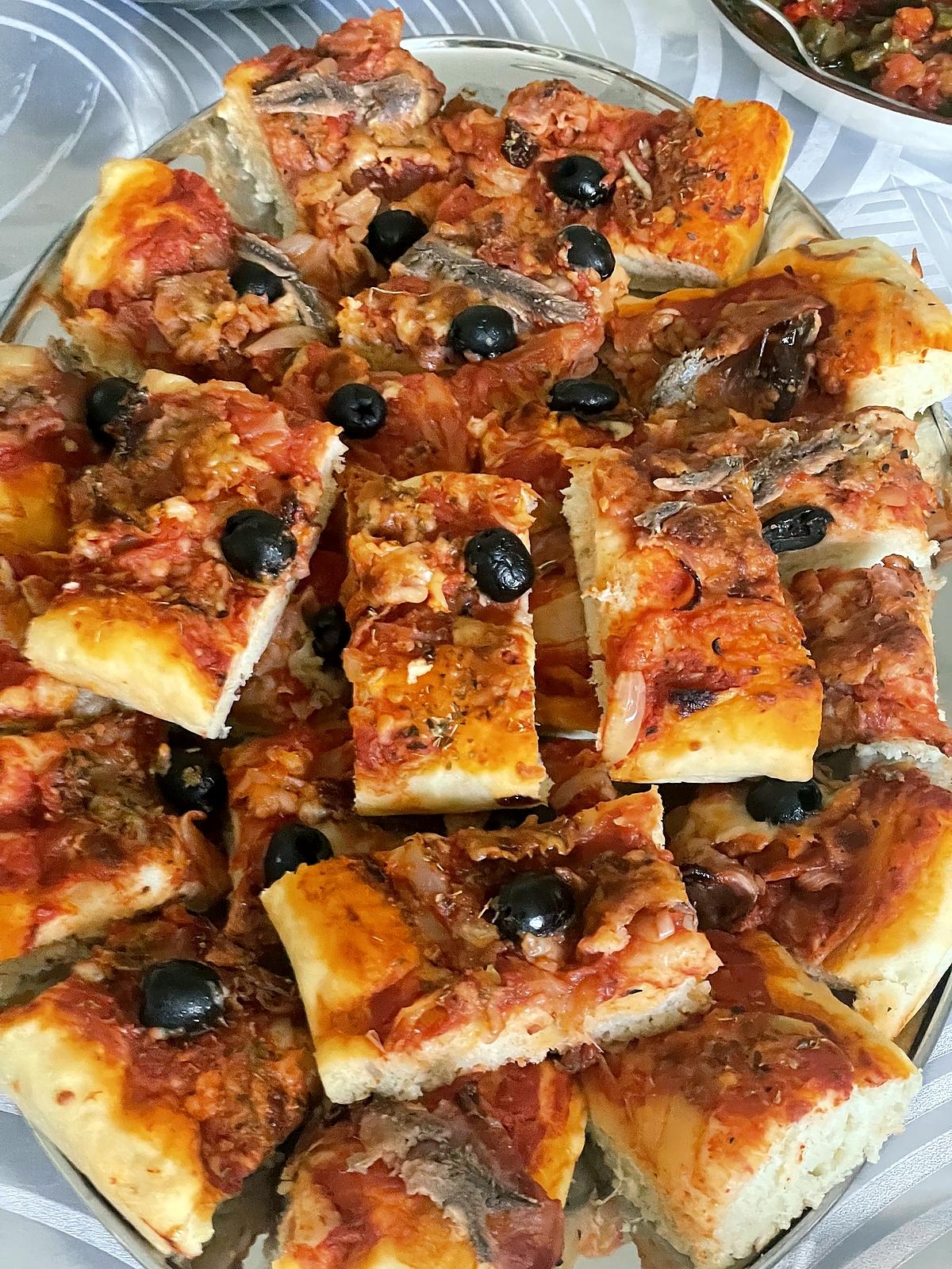 recette Pizza pâte épaisse