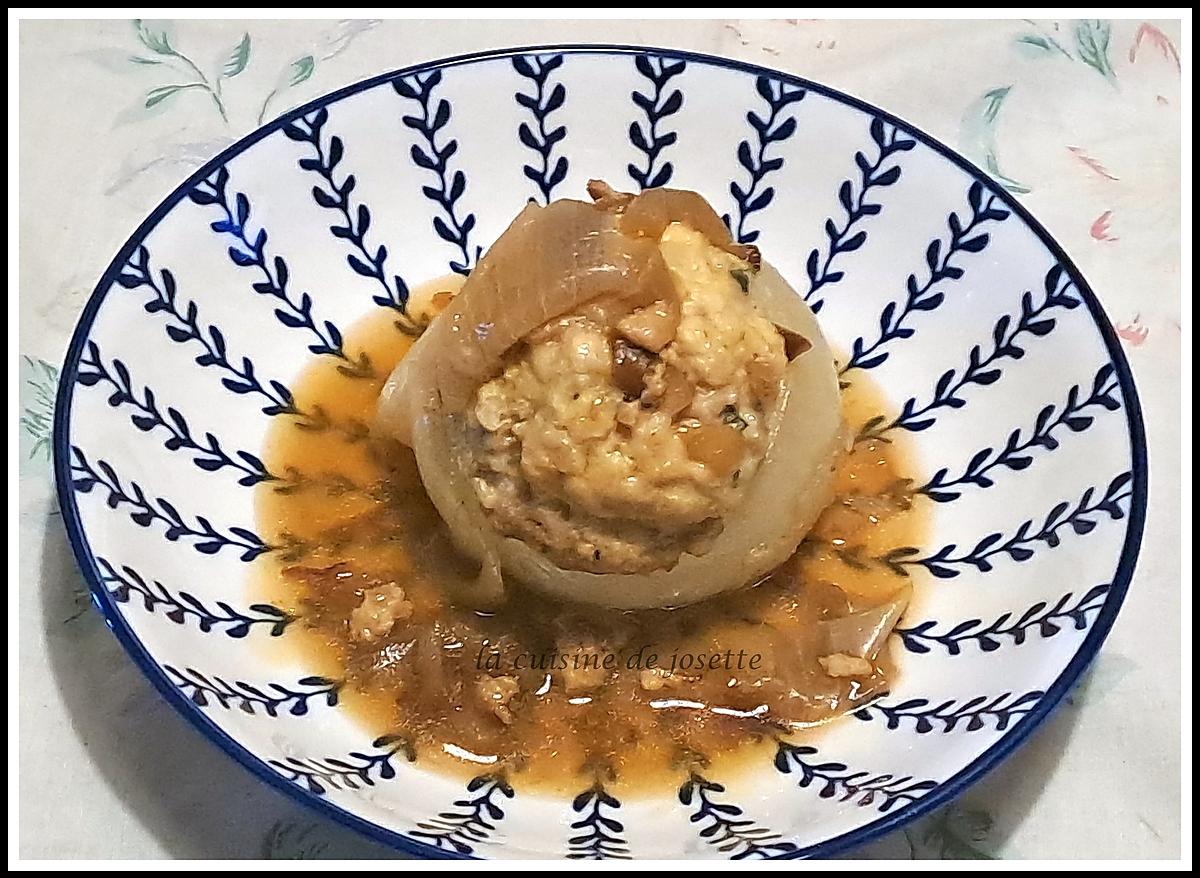 recette oignons farcies: cookeo