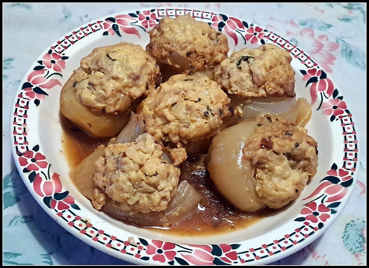 recette oignons farcies: cookeo