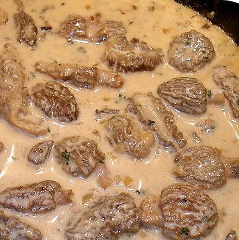 recette Sauce aux morilles séchées, crémeuse et onctueuse