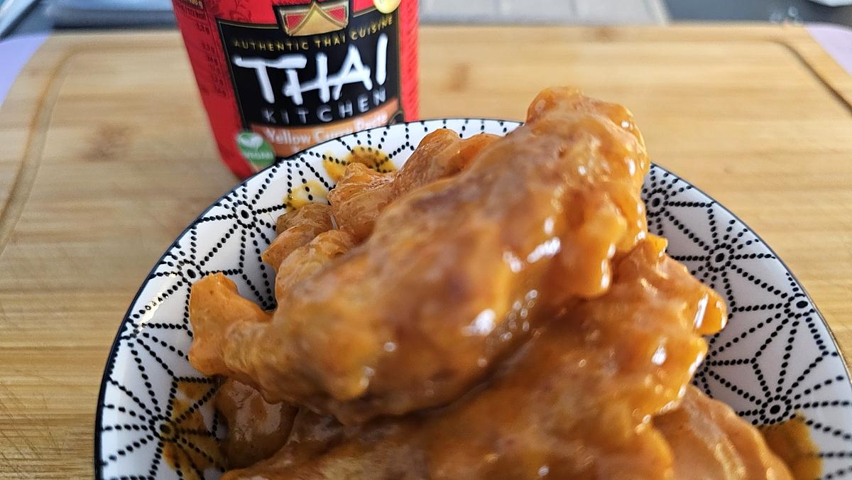 recette Beignets de poulet au curry rouge thaï (inspiré du site Riz Jaune)