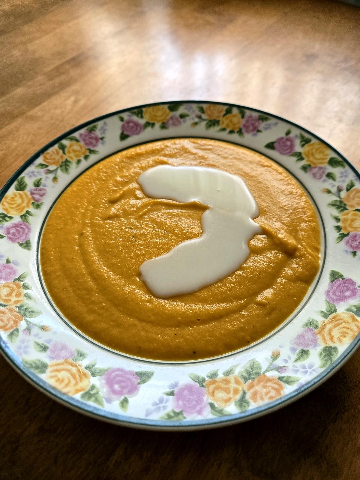 recette VELOUTÉ DE CAROTTES SANTÉ À L'AUTOCUISEUR (OU PAS)
