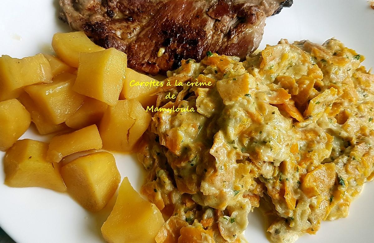 recette Carottes à la crème