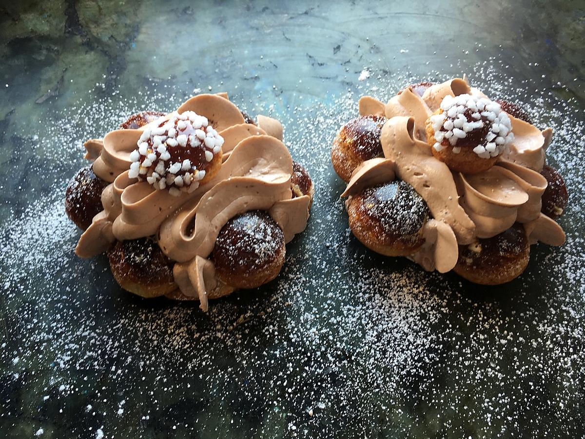 recette Saint-Honoré au chocolat