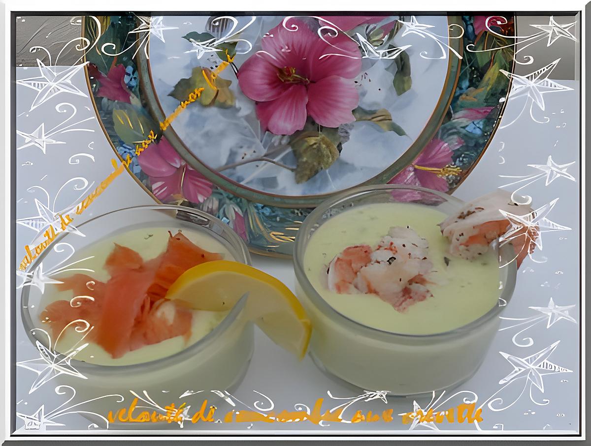 recette velouté de concombre aux crevettes