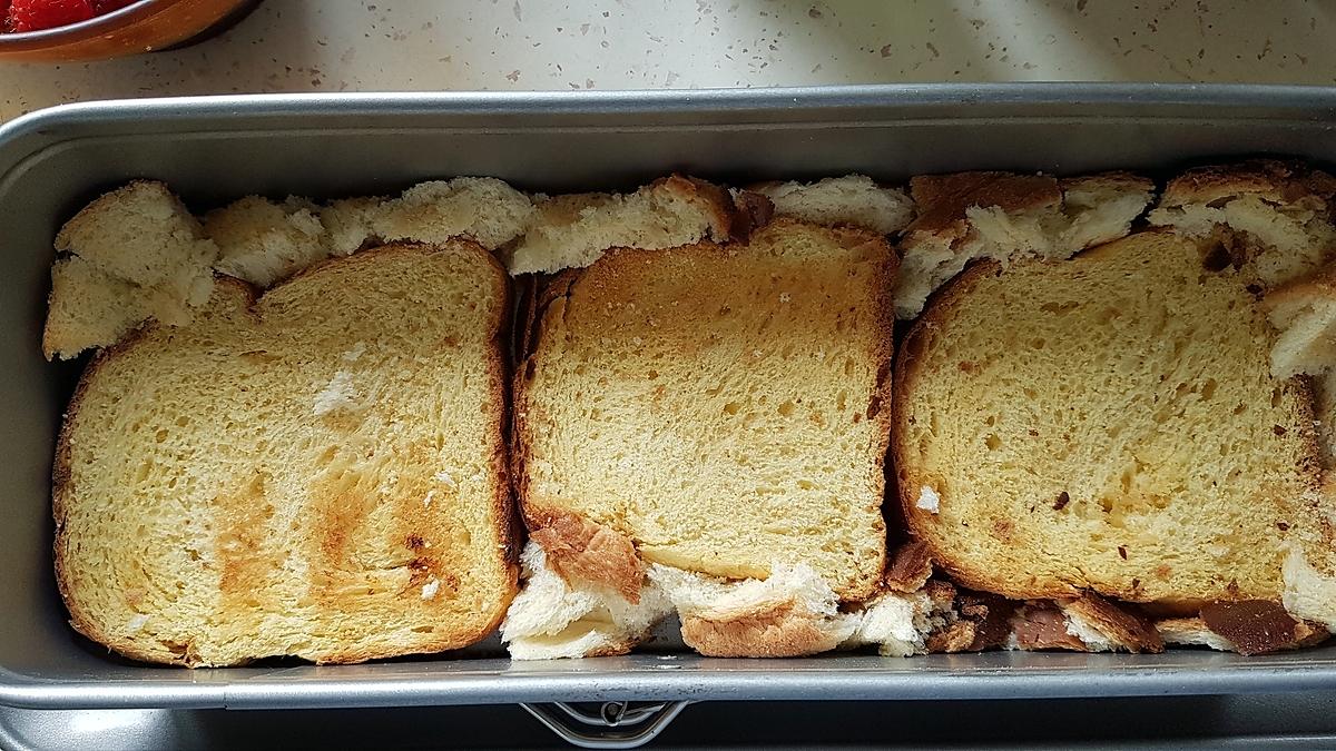recette Gâteau brioché aux fruits rouges mascarpone.