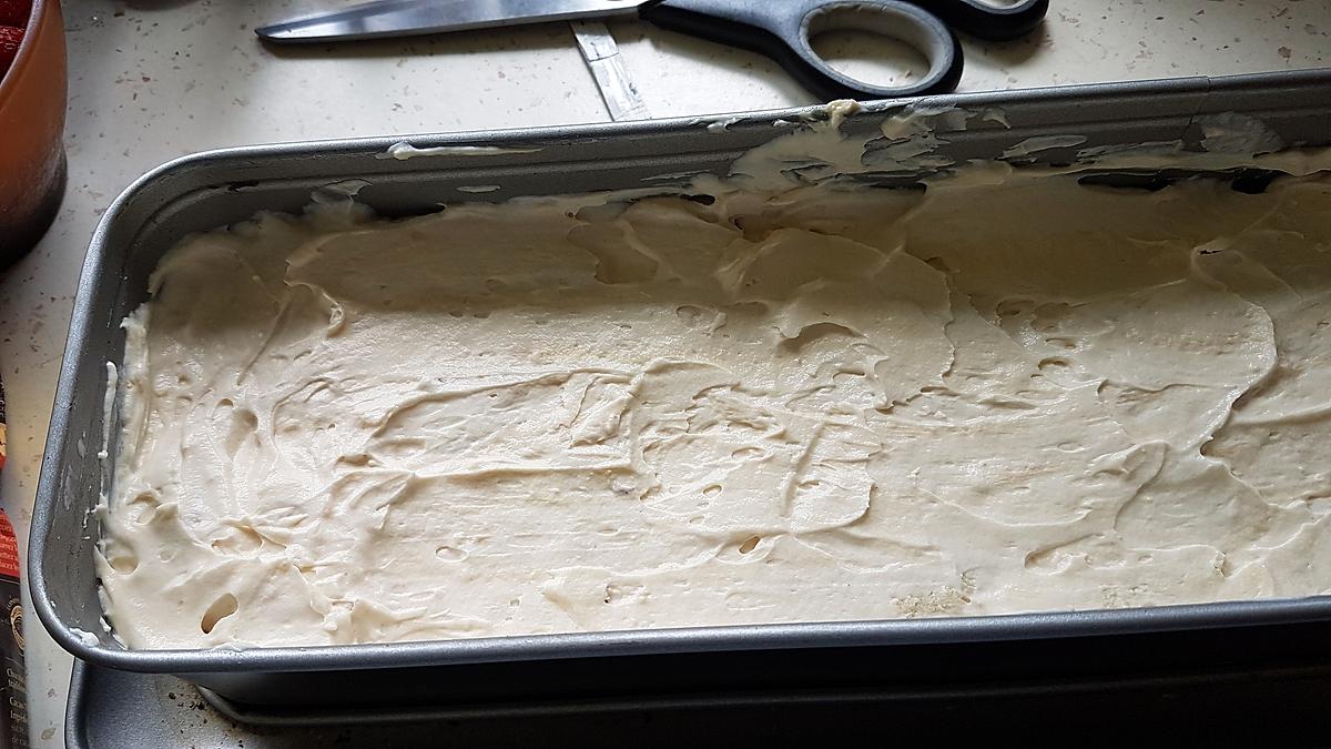 recette Gâteau brioché aux fruits rouges mascarpone.