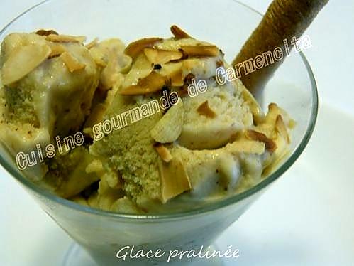 recette Glace pralinée en turbine