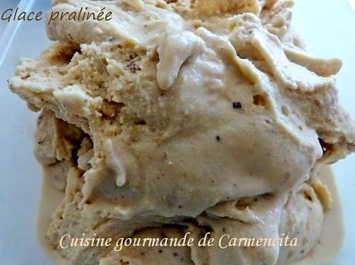 recette Glace pralinée en turbine